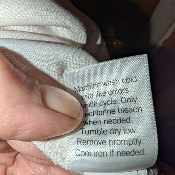 Nine West Cream Tiered Wrap Sundress - Picture 6 of 12